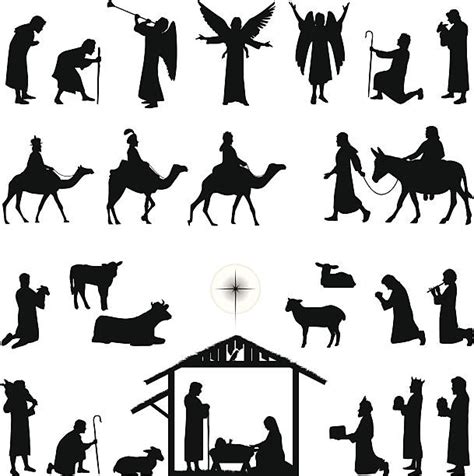 Nativity Scene Illustrations Royalty Free Vector Graphics And Clip Art