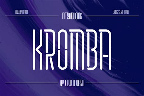 Kromba Font By Lelevien · Creative Fabrica