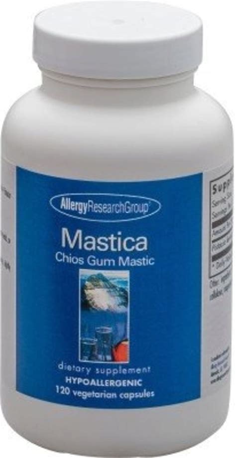 Mastica Chios Gum Mastic 120 Vegetarische Capsules Allergy Research