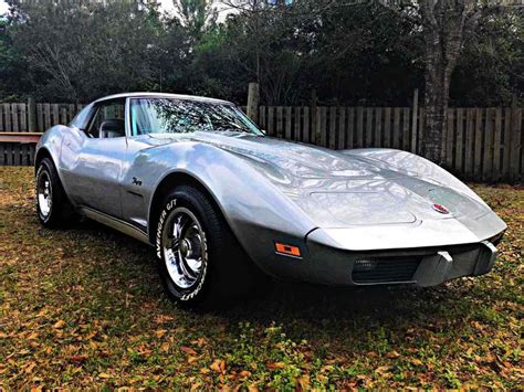 1975 Chevrolet Corvette Stingray Sportscar Grey Rwd Automatic Classic