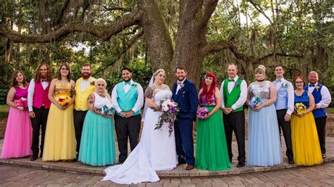 Couple ties knot in magical Disney-themed wedding - Good Morning America