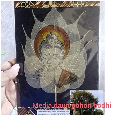 Jual Koleksi Lukisan Media Daun Pohon Bodhi Di Lapak Mosye Store