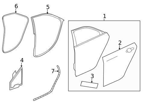 Cadillac Ct Door Weather Strip Gmpartsdirect