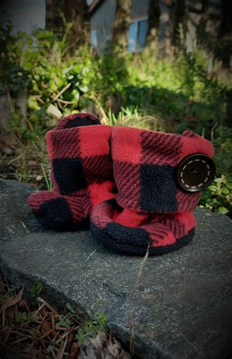 Fleece Baby Booties Septembers Hearth