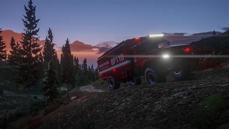 Benefactor L Fire Rescue Water Tank Add On Sounds Gta Mods