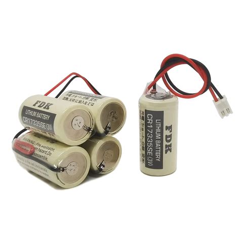 Ubervia 5 Pack CR17335SE 3V Battery Replacement Battery For FDK