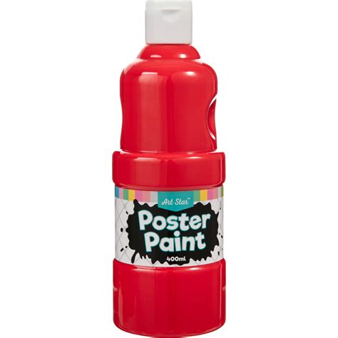 Art Star Poster Paint Red 400ml