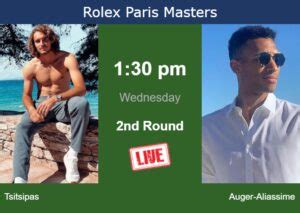 How To Watch Tsitsipas Vs Auger Aliassime On Live Streaming In Paris