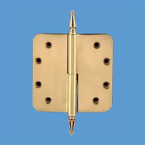 Lift Off Left Door Hinge 5 Brass Radius Spire Tip