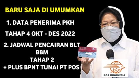 Resmi Di Umumkan Ini Jadwal Blt Bbm Tahap Dan Data Penerima Pkh Tahap