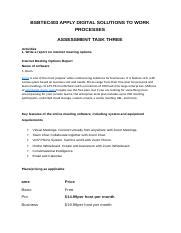 Bsbtec Task Docx Bsbtec Apply Digital Solutions To Work