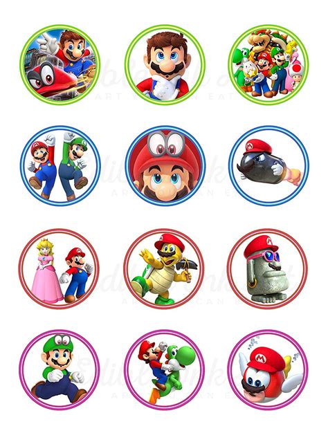 Super Mario Cake Topper Printable 57 Off