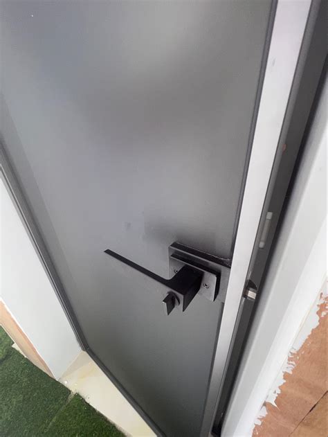 Modern Interior Casement Bathroom Glass Door Design Swing Bathroom