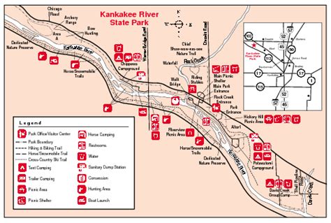 Kankakee River State Park Illinois Site Map - Kankakee River State Park ...