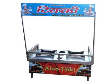 Stainless Steel Tikki Counter For Street Food Stall At Rs Feet In