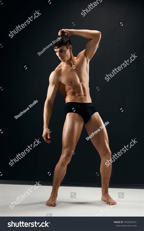 Man Pumped Naked Torso Dark Panties Stock Photo Shutterstock