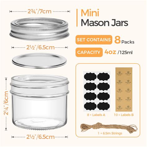 Mason Jar Sizes Illustrated Guide 54 Off