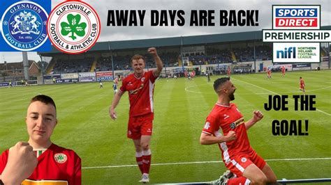 First Away Win Of The Season Glenavon Vs Cliftonville Matchday Vlog