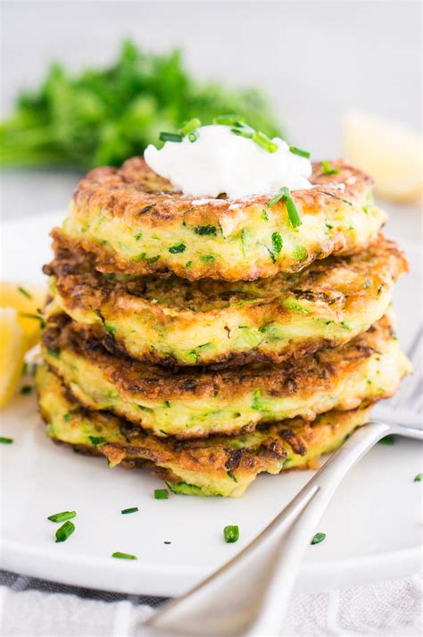 Zucchini Fritters W Easy Step By Step Pictures Delicious Meets Healthy