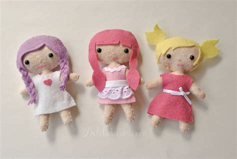 Cutiedolls3 Delilah Iris Felt Crafts