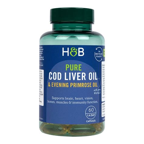 Handb Cod Liver Oil With Evening Primrose Holland And Barrett