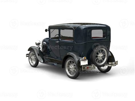 Deep blue awesome vintage 1920s car - 3D Render 31194475 Stock Photo at ...