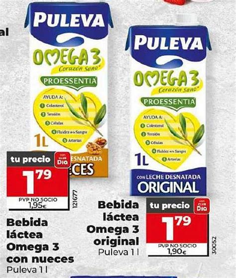 Oferta Bebida L Ctea Omega Con Nueces Puleva Bebida L Ctea Omega