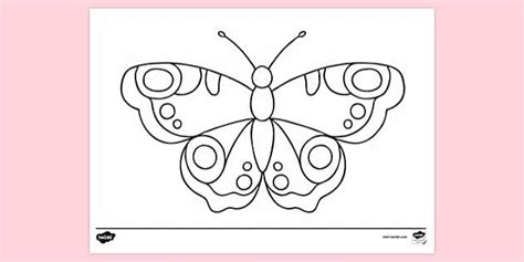 Free Butterfly Colouring Page Colouring Sheets Twinkl