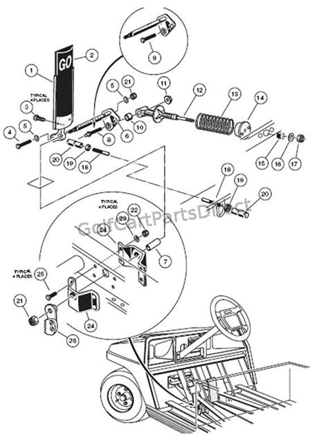 Club Car Precedent Throttle Assembly Diagram