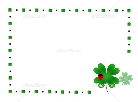 クローバーのフレーム イラスト素材 6441325 フォトライブラリー Photolibrary