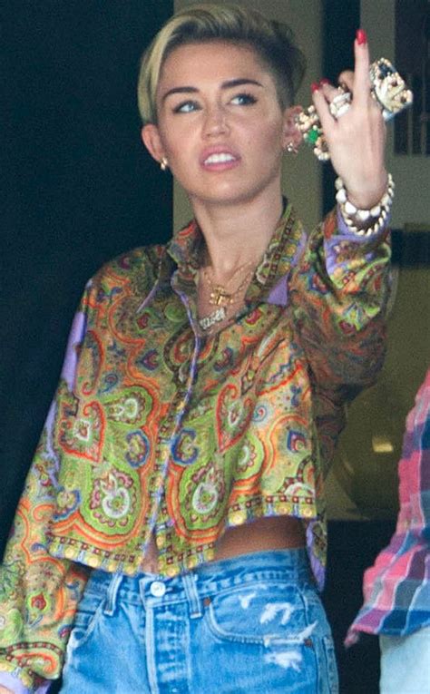 Photos From Flipping The Bird E Online Miley Cyrus Style Miley