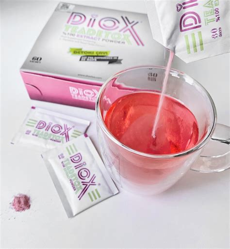 Купить [Турция] Diox Детокс-чай для похудения 60 саше Teadetox 100% ...