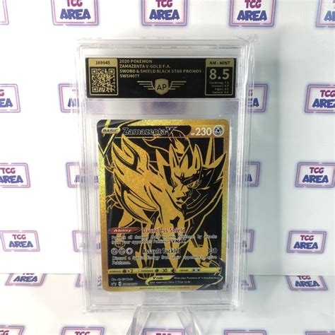 Zamazenta V Gold Swsh Graded Swsh Promo Tcg Area