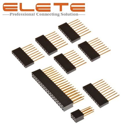 Elete Supply Arduino Header Pins, Pin Header and Female Header PCB Connectors - Arduino Header ...