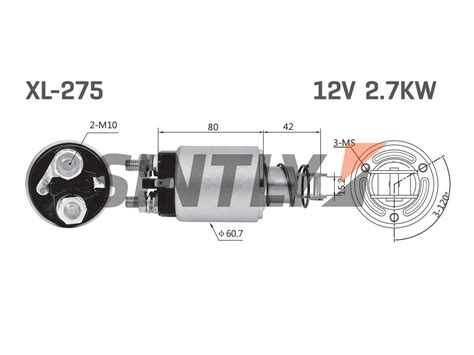 Starter Solenoid Switch ZM 654 UNIPOINT SNLS275 WAI 66 9302 HC Cargo