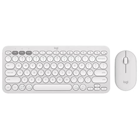 Buy Logitech Pebble 2 Wireless Keyboard And Mouse Combo Quiet And Customizable Tonal White