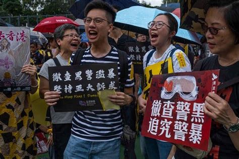 Hong Kong Protesters Defy Police Ban In Show Of Strength After Tumult