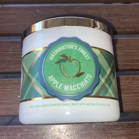 Bath Body Works Other Apple Macchiato Candle Bath Body Workswhite