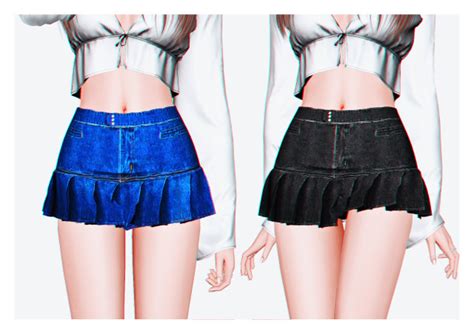 TS3 Spicy Skirt By Plbsims Spicy Skirt Original Mesh 2048k Textures