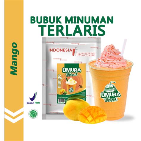 Jual Omura Blend Bubuk Minuman Premium Rasa Mango Mangga Powder Drink