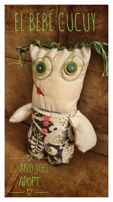 Zombie Dolls Voodoo Dolls Bow Pillows Fabric Art Doll Ugly Dolls