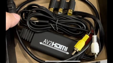 How To Convert Rca Cable To Hdmi Cable Youtube