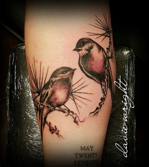 love birds - The Wright Ink Cramlington Tattoo Studio