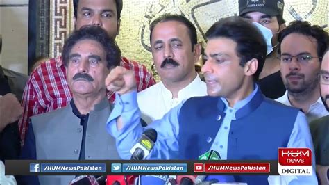 Cm Punjab Hamza Shehbaz Sharif Media Talk 19 April 2022 Youtube