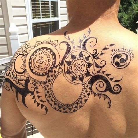 Men S Designs Possible With Jagua Jagua Tattoo Jagua Henna Henna