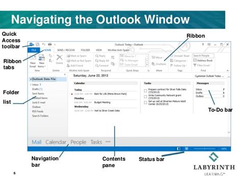 Outlook 2013 Lesson 1 Overview Presentation