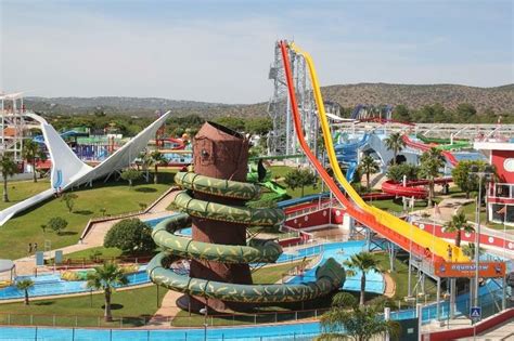 Aquashow Waterslide Park In Faro Algarve Portugal Parques Aquáticos