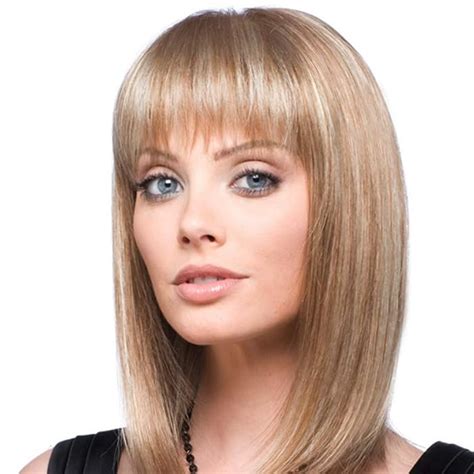 Buy Emmor Natural Blonde Human Hair Blend Wigs For Women And Lady Shoulder Length Bob Wig Blend