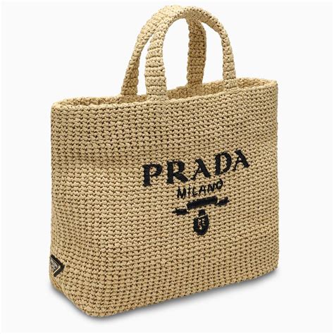 Prada Medium Tote Bag In Raffia TheDoubleF