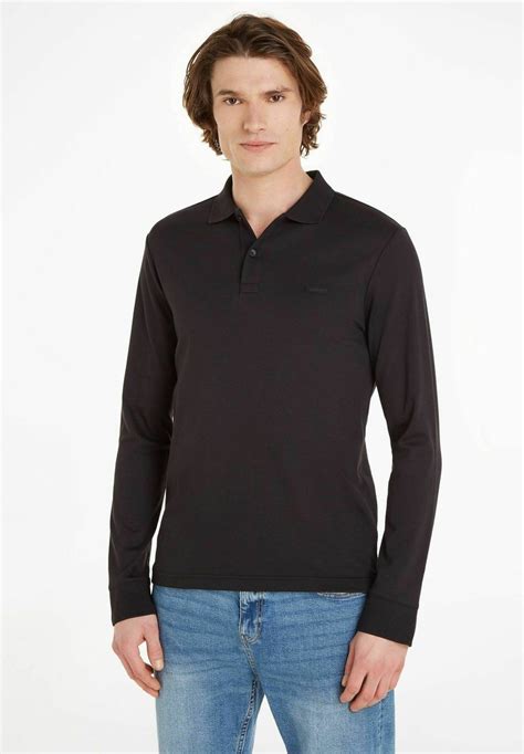 Calvin Klein Smooth Polo Schwarz Negro Zalando Es